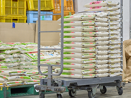 私たちがお米を届ける現場